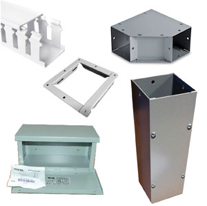Wire Duct, Wire Trough, Metal & PVC
