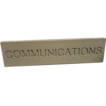 Maclean  COMMUNICATIONS NAMEPLATE