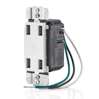 Leviton  LEV USB4P-W