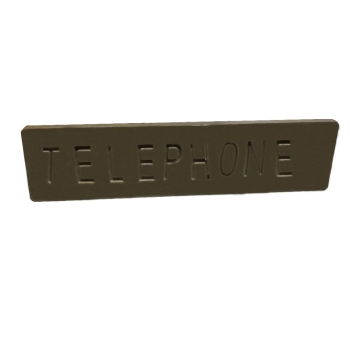 Multiple  TELEPHONE NAMEPLATE