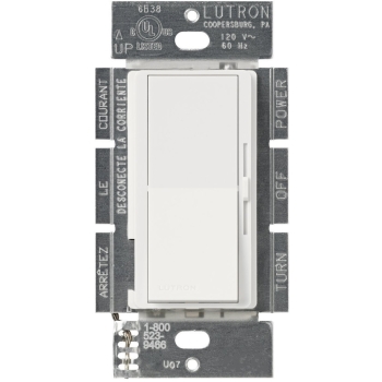 Lutron  LUT DV-103P-WH