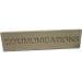 Maclean  COMMUNICATIONS NAMEPLATE