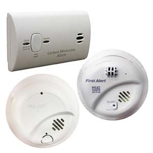 Fire Alarms, Smoke, CO, Combo, Heat, Plug-in