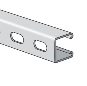 Channel Elongated Holes Stainless