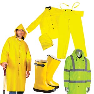 Rainsuits and Boots