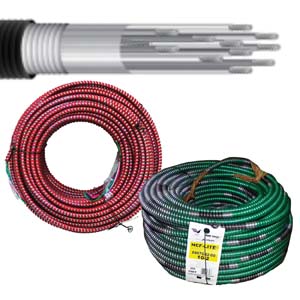 Armored Cable, MC, HCF, Fire Alarm, Feeder