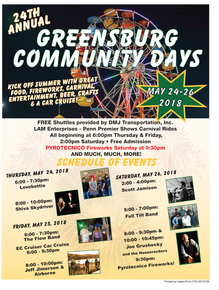 Instant Print Sample Community Days Flyer Front