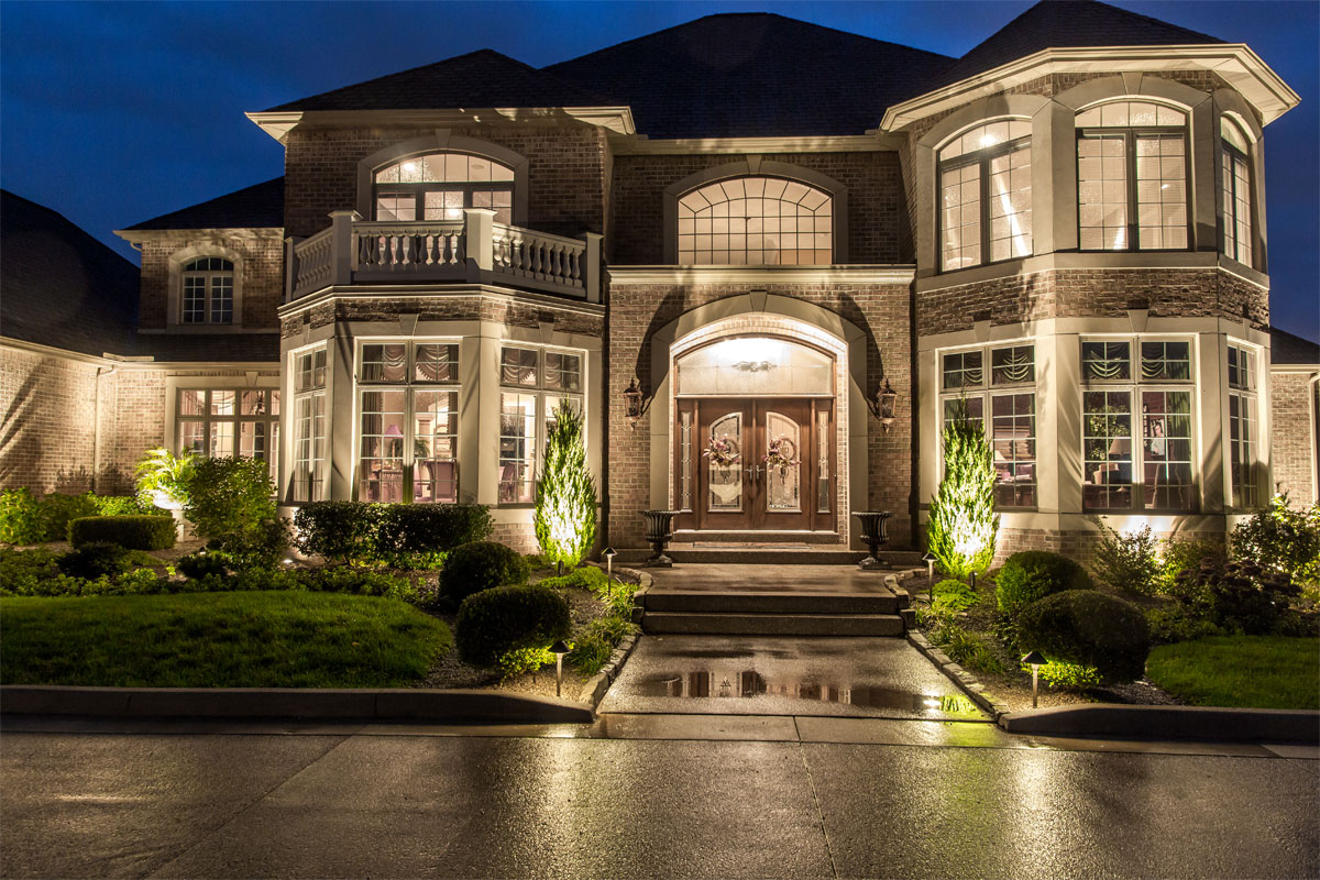 Lighted house in Greensburg, PA