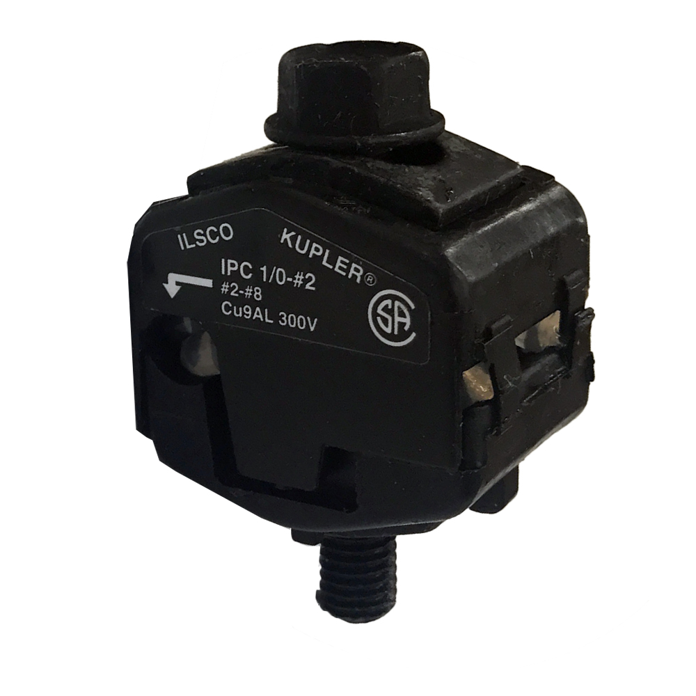 Ilsco IPC-1/0-2 Insulation Piercing Connector Dual Rated 1/0-8 AWG