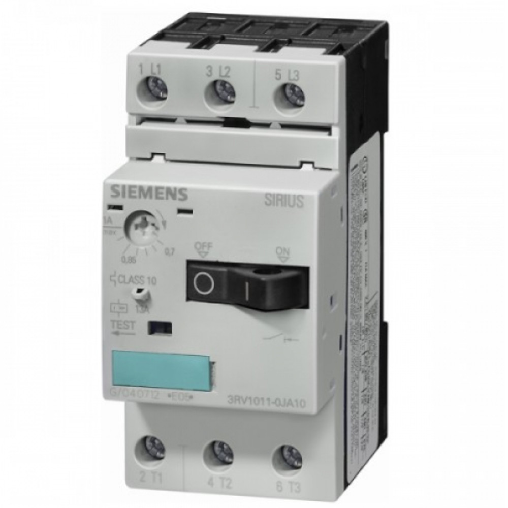 Siemens 3rv1011 1ea10 S00 2 8 4 Amp Overload Relay Thermal Class 10 Contactor Circuit Breaker Screw