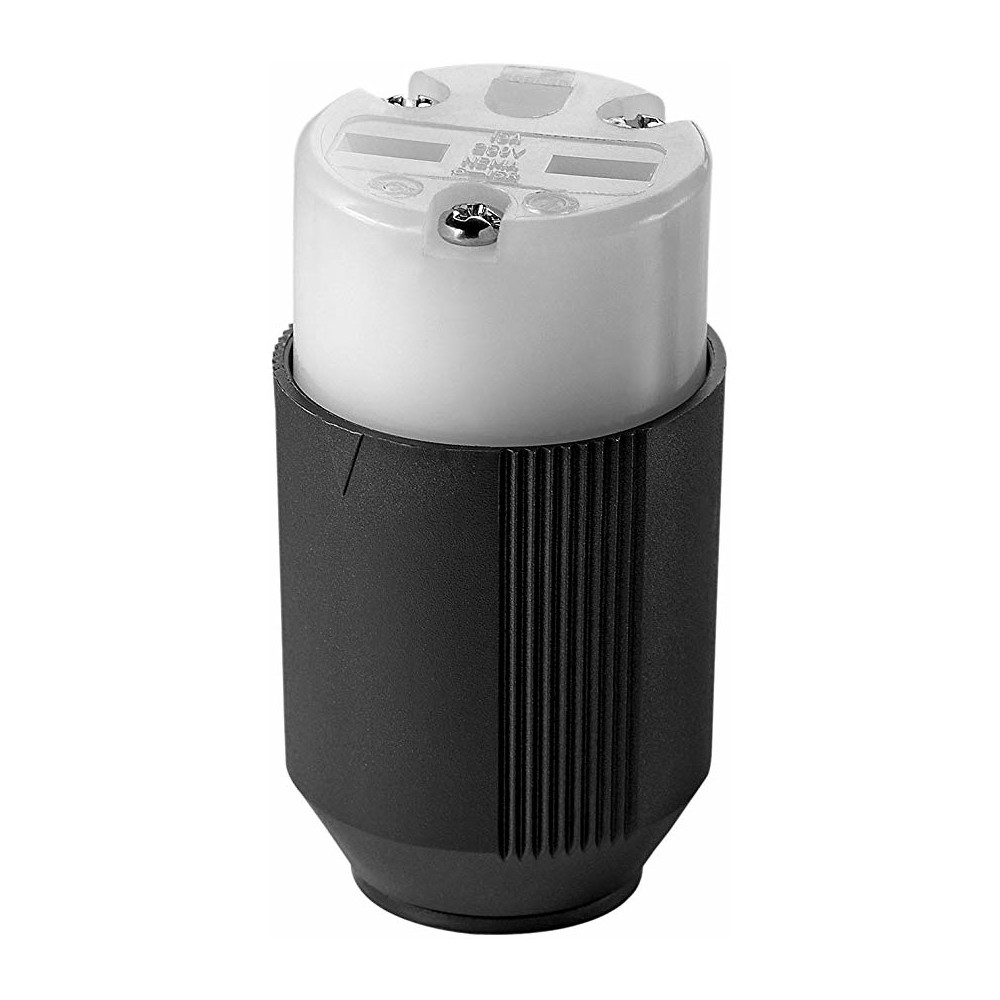 Circle F 5669-N 15A 250V 2 Pole 3 Wire Grounding Nylon Connector Nema 6-15R 10 Details about    