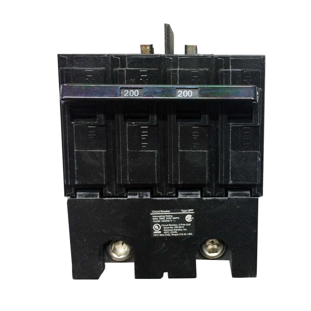 Siemens 200 Amp Double-Pole 10kA Type QPP Circuit Breaker