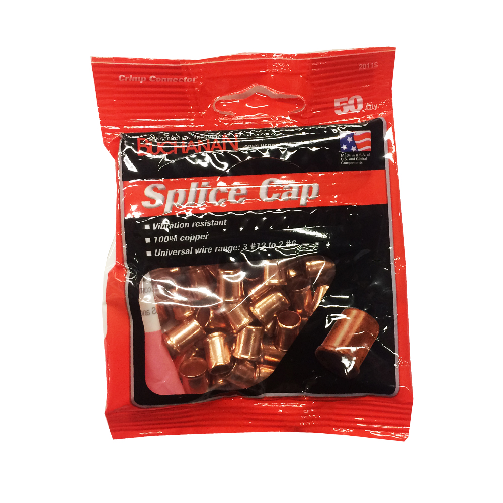 IDEAL Splice Cap Copper Crimp Connector (50 per Box) 2011S - The