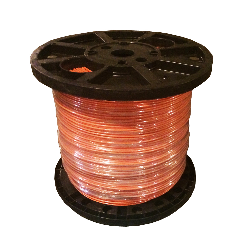 12 Solid THHN Copper Reel Orange 2500 Ft