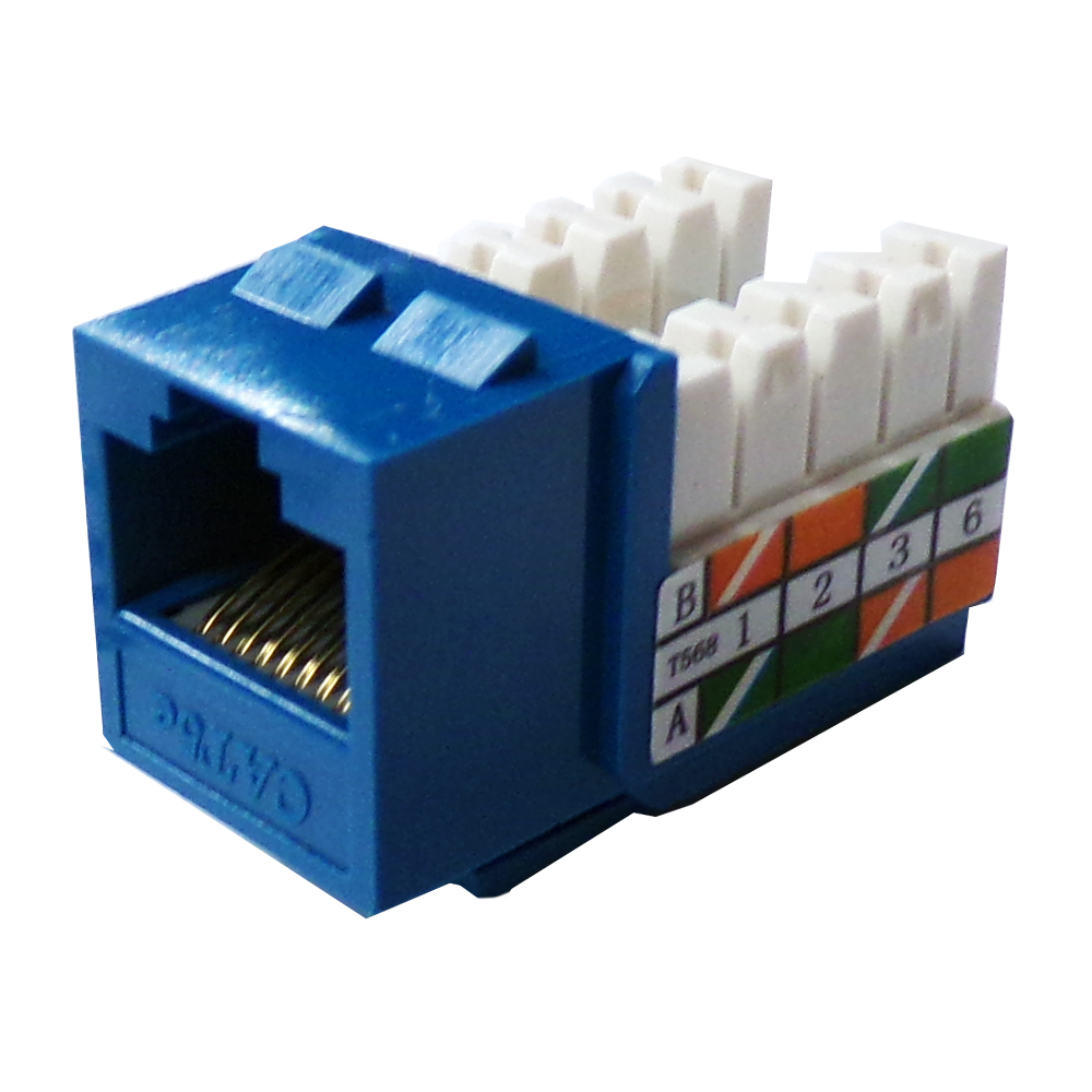 Conector RJ45 Macho 8 vías Cat.5e cable rígido/flexible Commscope:  6-557315-3