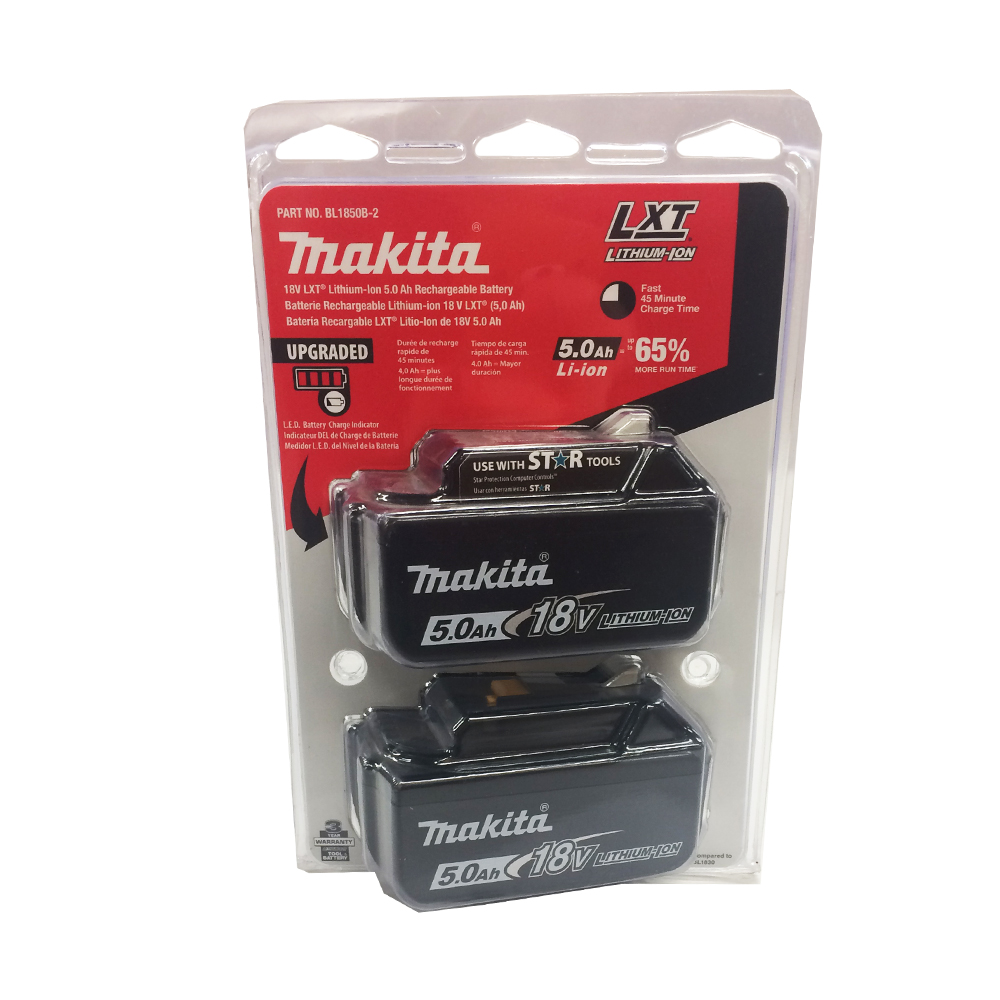 Makita BL1850B 18v LXT 5.0Ah Li-Ion Battery