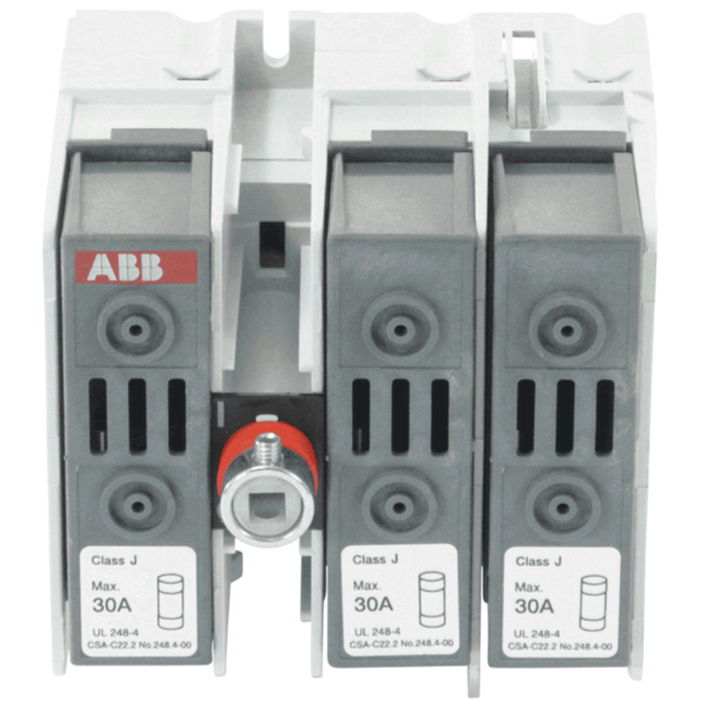 ABB OS30ACC12 Fused Disconnect 3 Pole 30 Amp 600 Volt 1SCA022548R9720 