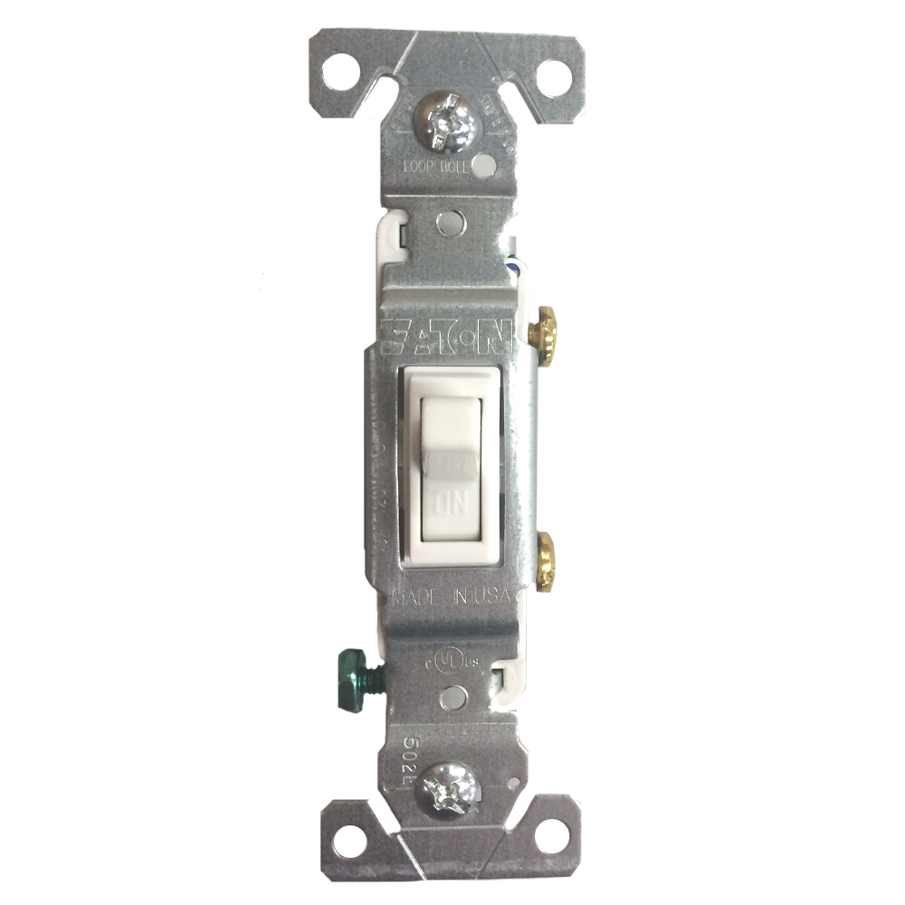 by Cooper Wiring Great Value Part 1301-7W Grd Switch White Single Item New i