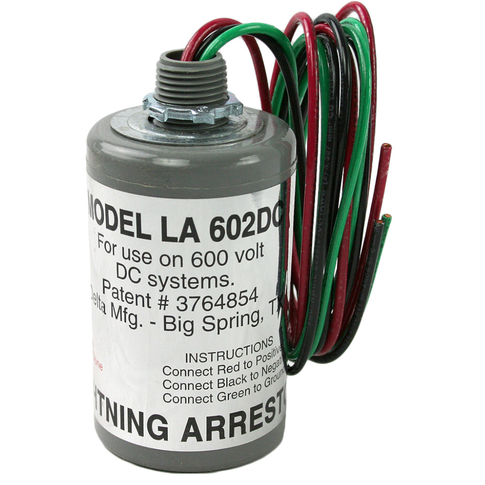Delta LA602DC Lightning Arrestor 3-Wire 0-500 Volt DC