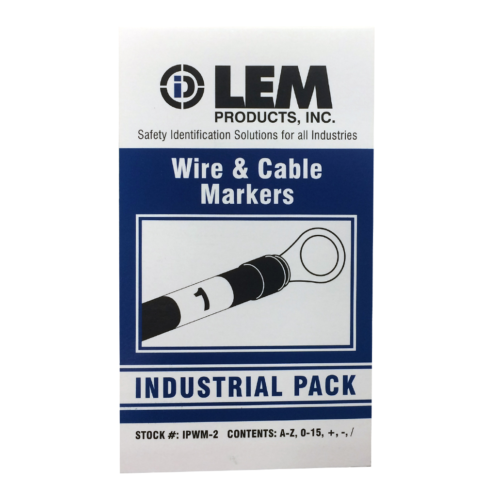 Lem Marker IPWM2 Marker Book Legend A-Z, 0-15, +, -, / 450 Markers