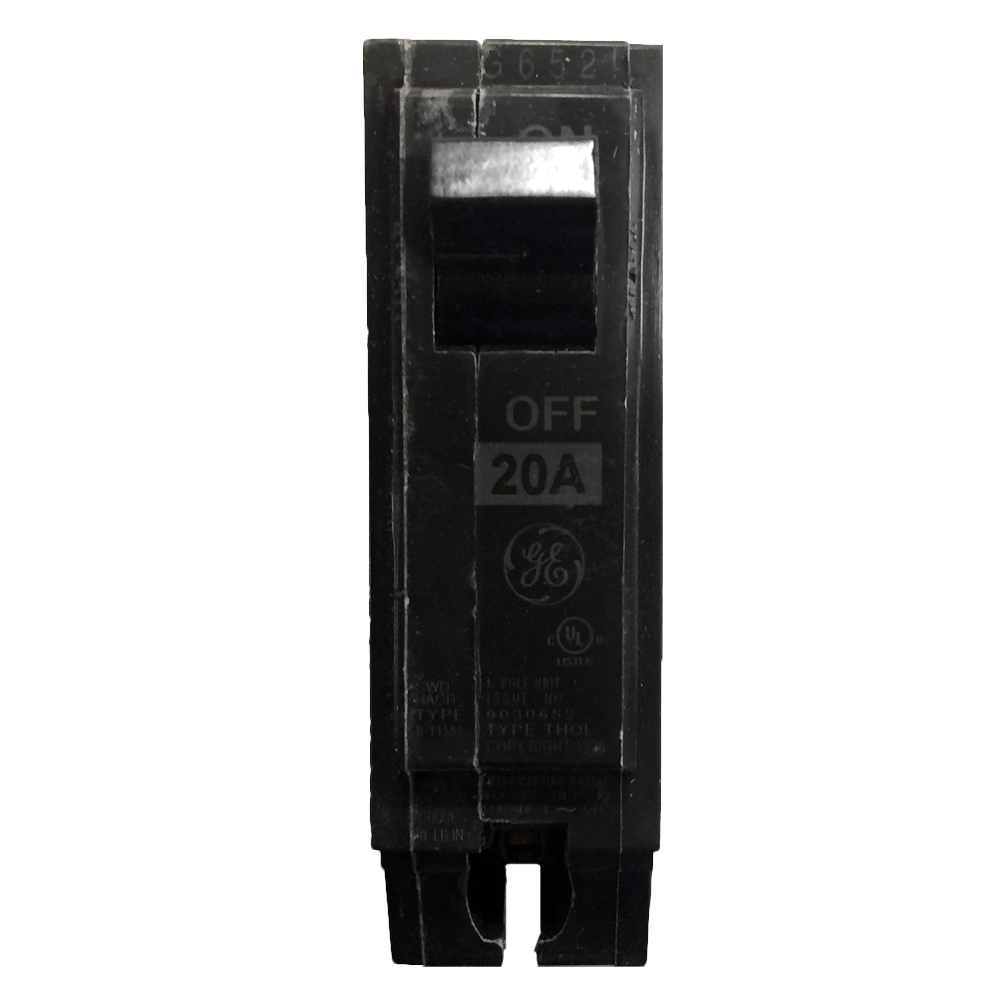 GE THQL THQL1120 1 Pole 20 Amp Circuit Breaker for sale online