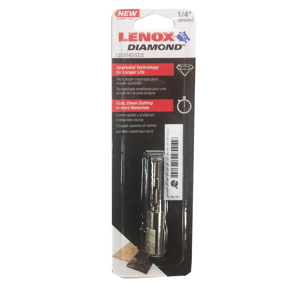LENOX 1/4-in Diamond Hole Saw LENOX 1/4-in Diamond Hole Saw