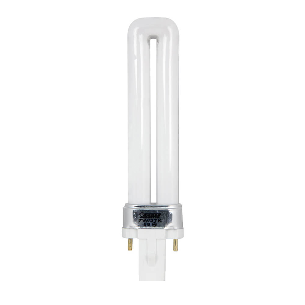 Feit Lamp PL9 41 9 Watt Compact Fluorescent PL Plug In 2 Pin G23 Base Lamp Boxed 580 Lumen Cool White 4100K