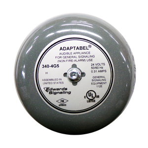 Edwards Signaling 340-4G5 4 Inch 24 Volt AC Adaptable Vibrating