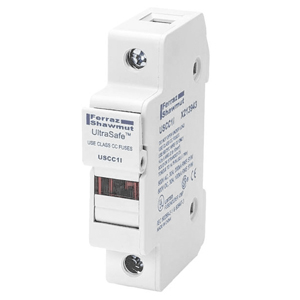 Mersen USCC1I, 30 Amp 600 Volt AC/DC 1-Pole Fuse Holder Class CC Fuse ...