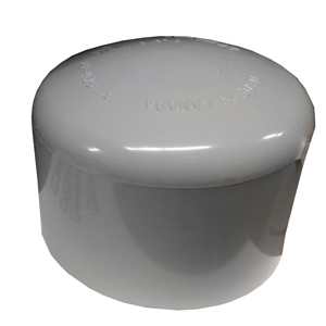 3 Inch PVC End Cap