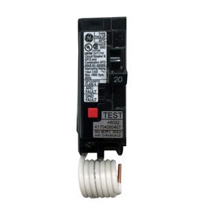 1-Pole Plug-on AFCI//GFCI Branch Circuit Breaker Leviton LB120-DF 20 Amp 120 VAC