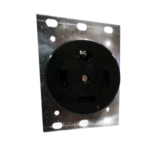 Eaton Cooper Wiring Devices 9460n 3 Pole 4 Wire 60 Amp 125 250 Volt Industrial Grade Single Receptacle Black Nema 14 60r Eaton Cooper Wiring Devices 9460n 3 Pole 4 Wire 60 Amp 125 250 Volt Industrial Grade Single Receptacle Black Nema 14 60r