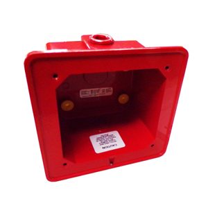 Edwards Signaling 2459-WPB-R Weather-Proof Red Back Box
